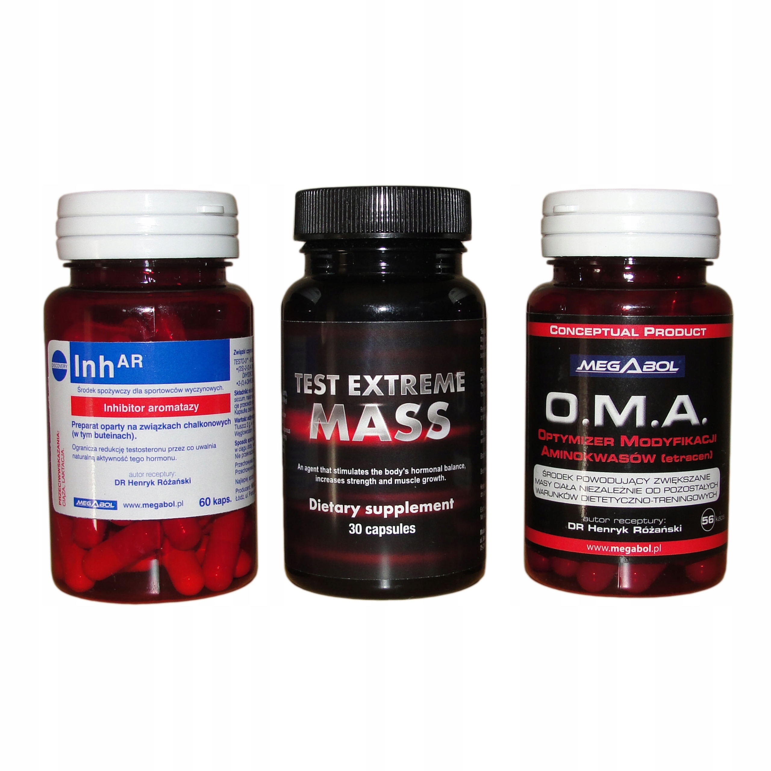 Silná sada Test Extreme Oma Inhar pískavice na svalovou hmotu a sílu