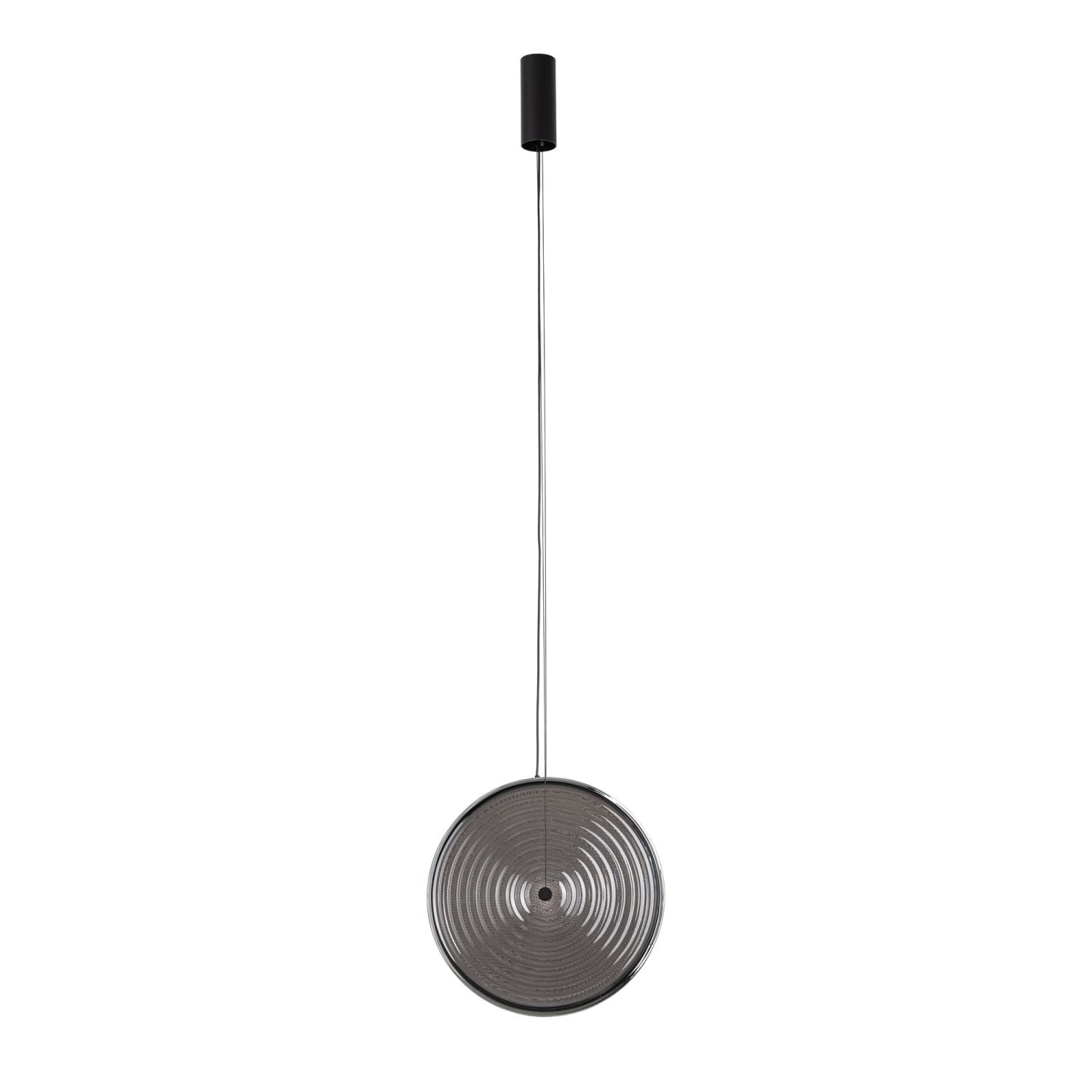 Závesná lampa čierna Aura Led nad jedálenský stôl Nowodvorski