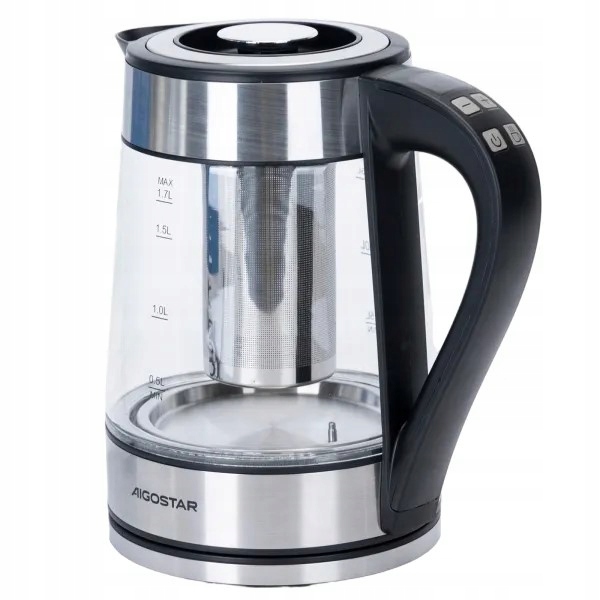 Elektrická Konvice Aigostar 2200 W 1,7 L Led Regulace Teploty Filtr