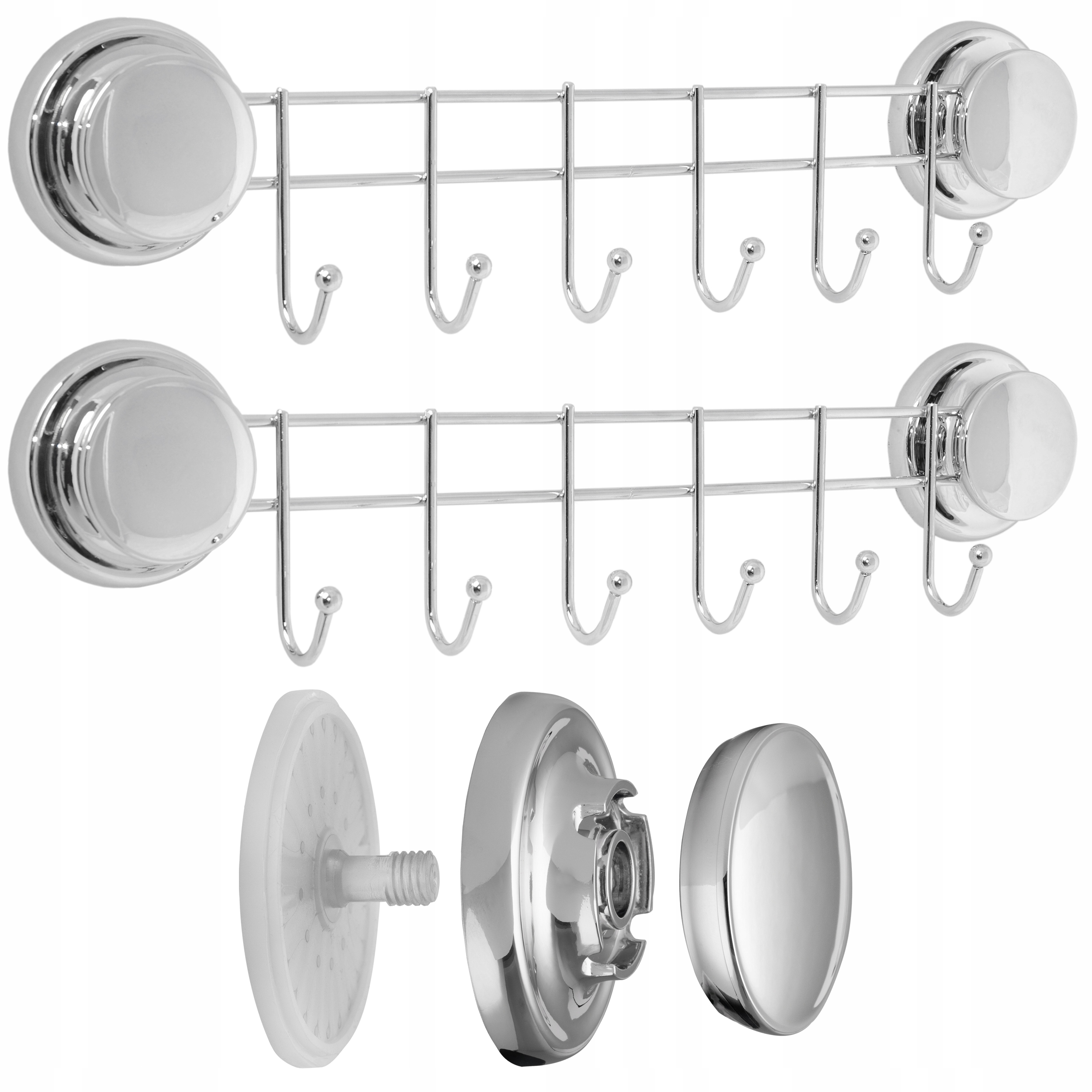 

Wieszak Do Łazienki 6x Haczyk Uchwyt Chrom