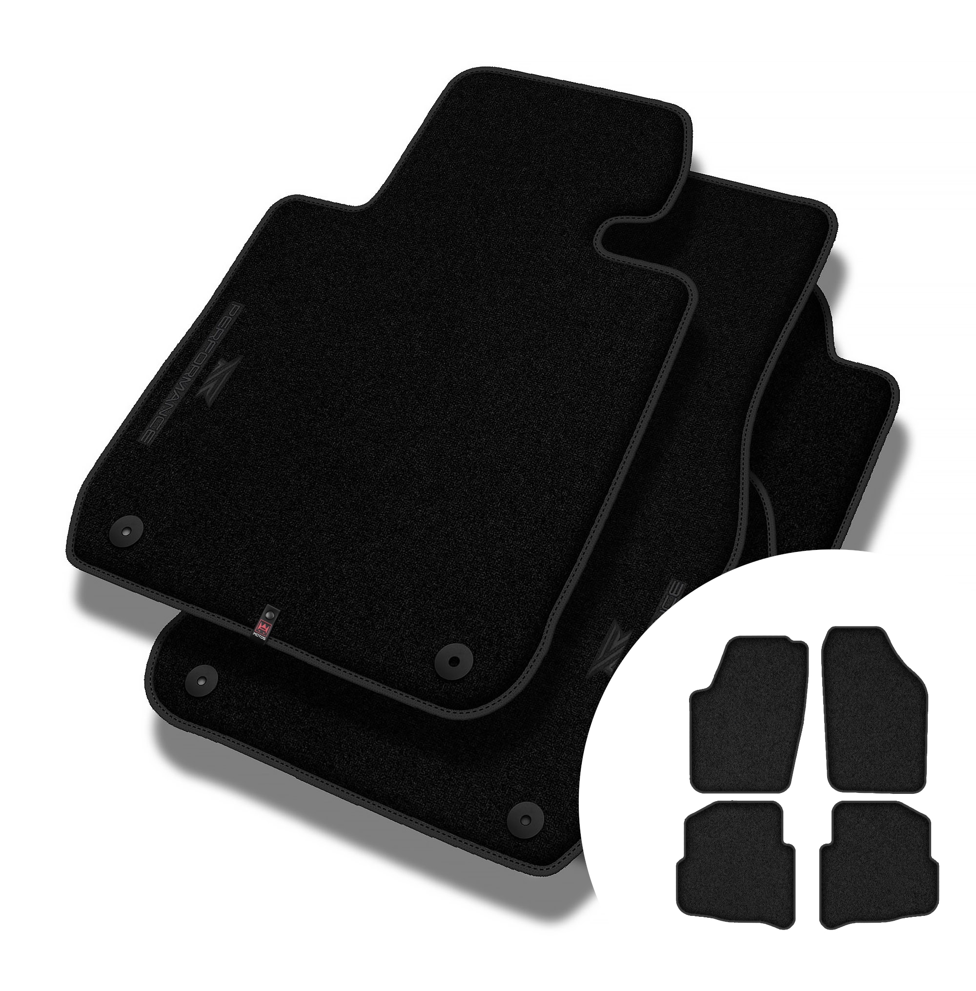 Velúrové koberčeky Performance Premium pre Volkswagen Polo IV 2002-2009