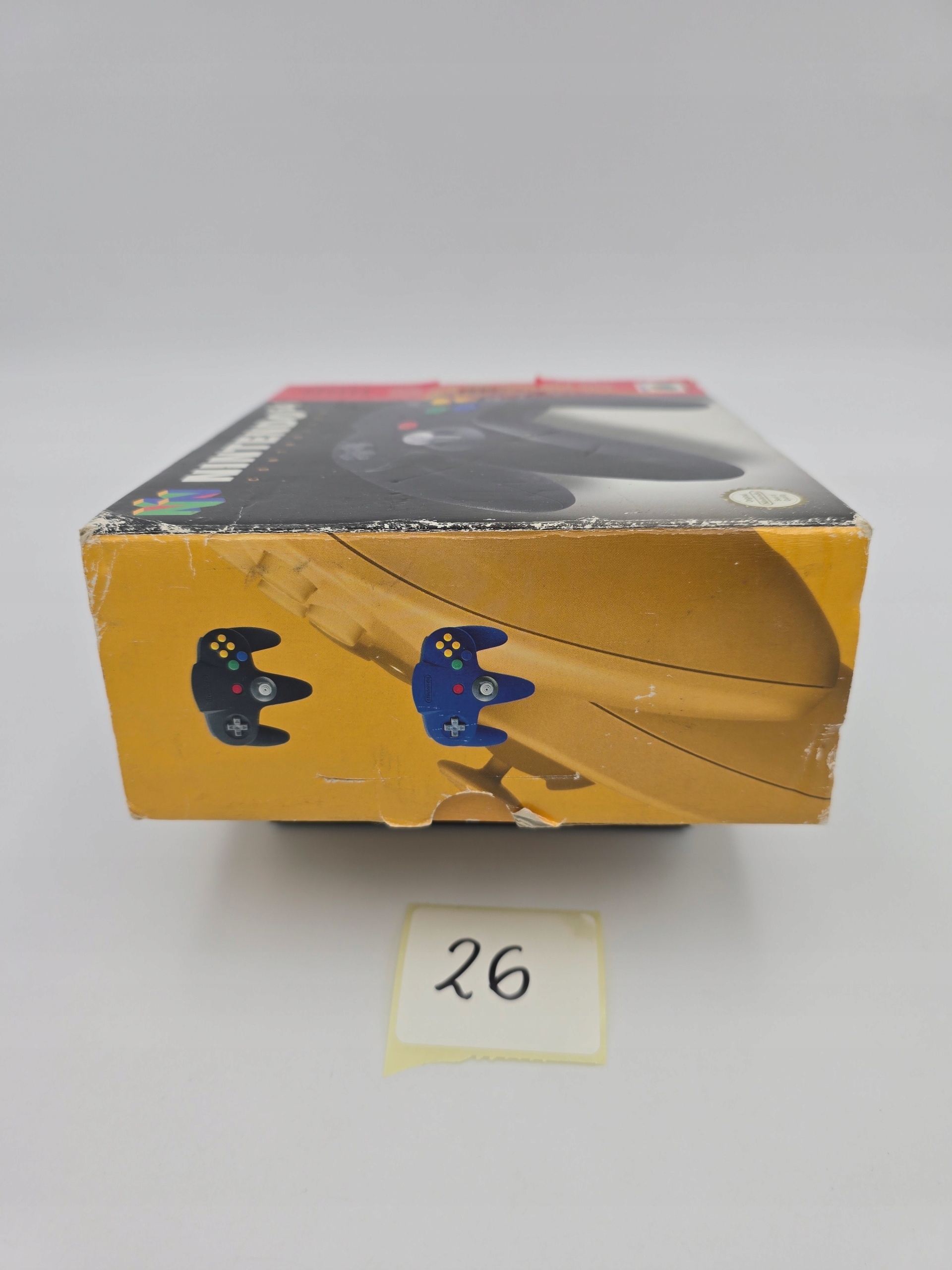 ORYGINALNY PAD NINTENDO 64 CZARNY KARTON BOX Typ pad