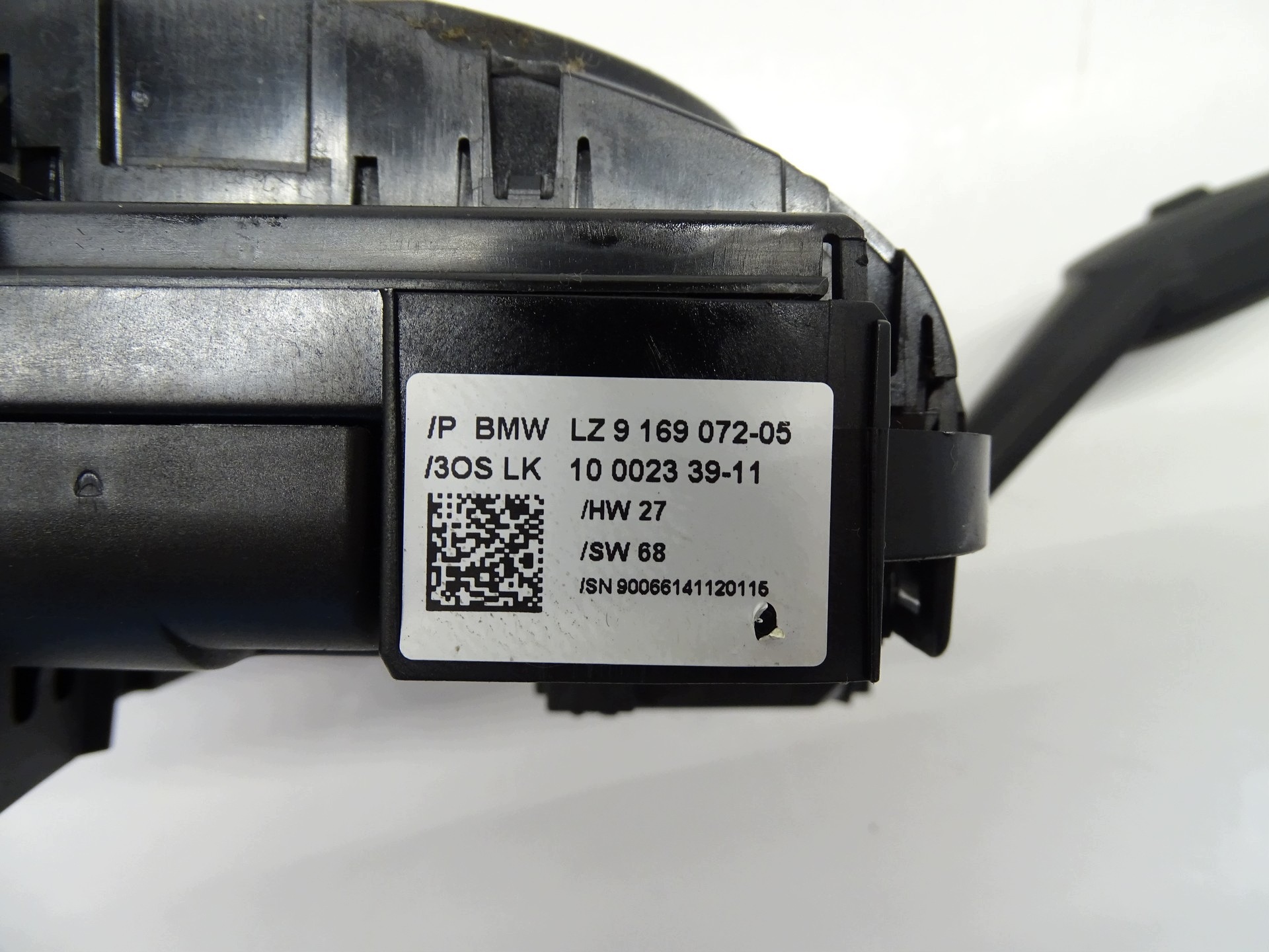 steering wheel levers and controls ring control BMW X6 E71 9169072