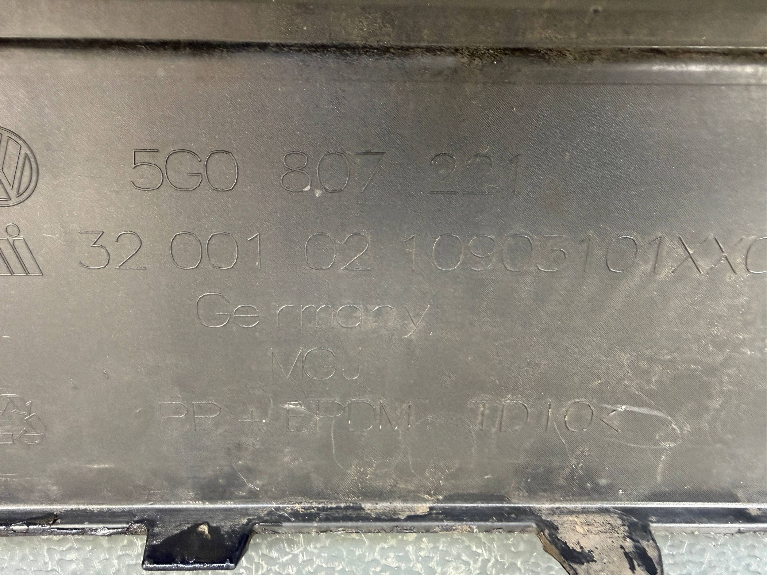 Vw Golf 7 VII 12- stoßstange vorne vorne