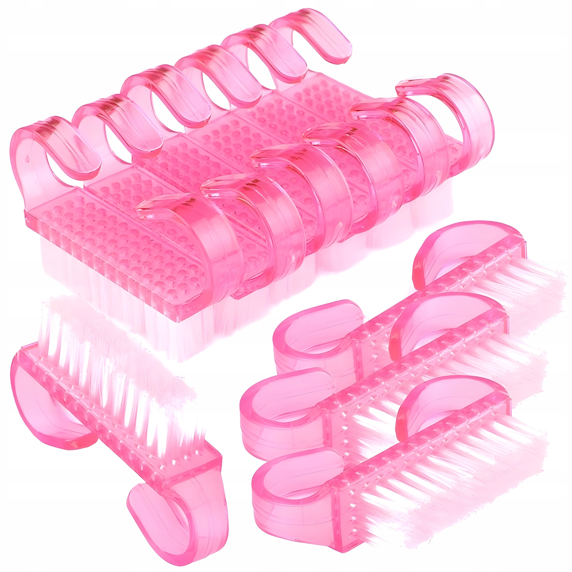 Kartáček na ruce a ruce nehtů Manikúra prachu Sada 100 ks