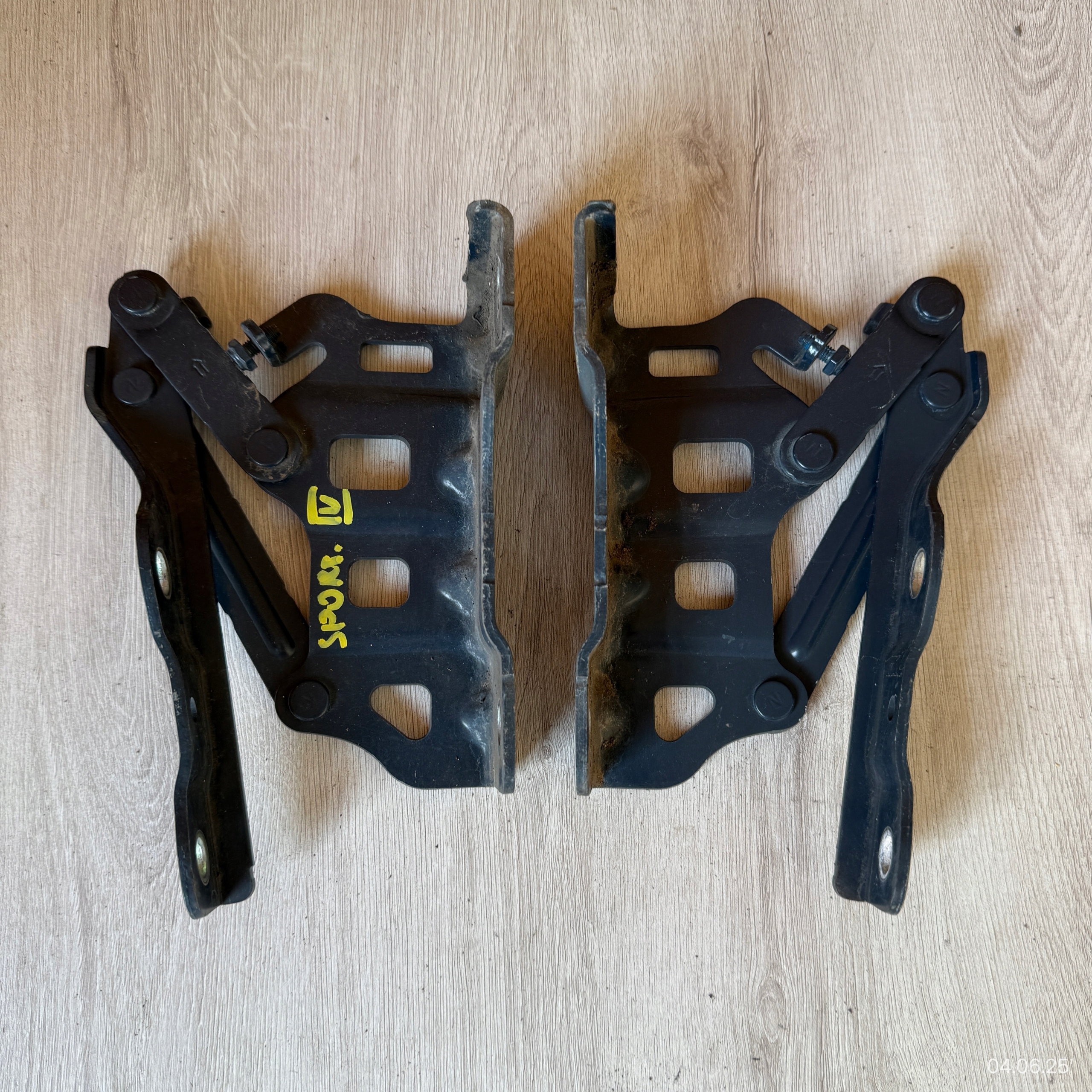 hinge bonnet hinges left right KOMPLET KIA SPORTAGE IV