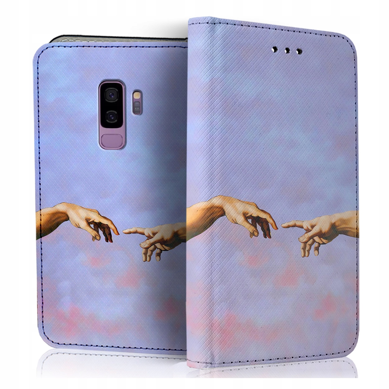 Etui Z Klapką Na Telefon Samsung Galaxy S9 Plus Case Pokrowiec Szkiełko