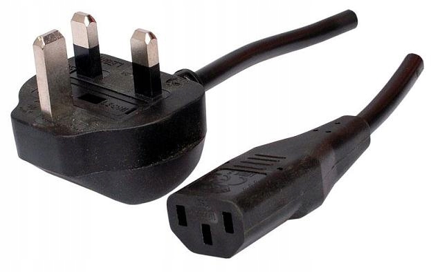 

Kabel zasilający wtyczka angielska Uk 3 pin 1.8m