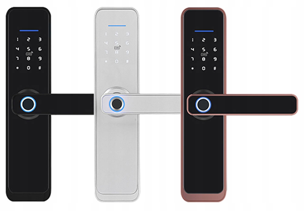 Klamka na kod szyfr +Bluetooth +Palec +WiFi +RFID