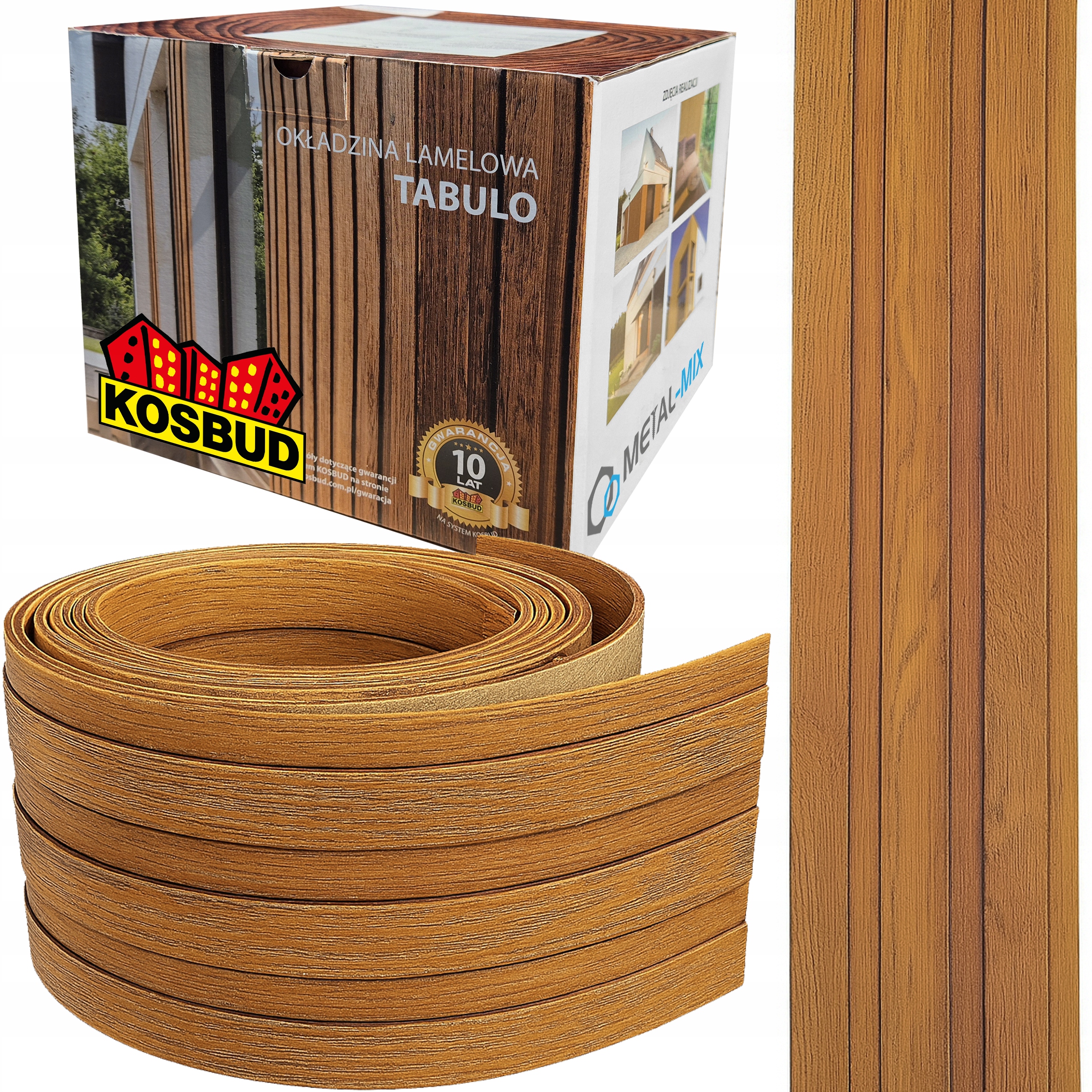 Lamelový Obklad Kosbud Tabulo Zlatý Dub – 10 Let Garance