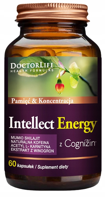Doctor Life Intellect Energy Pamięć Koncentracja Odmłodzenie pamięci 60kaps