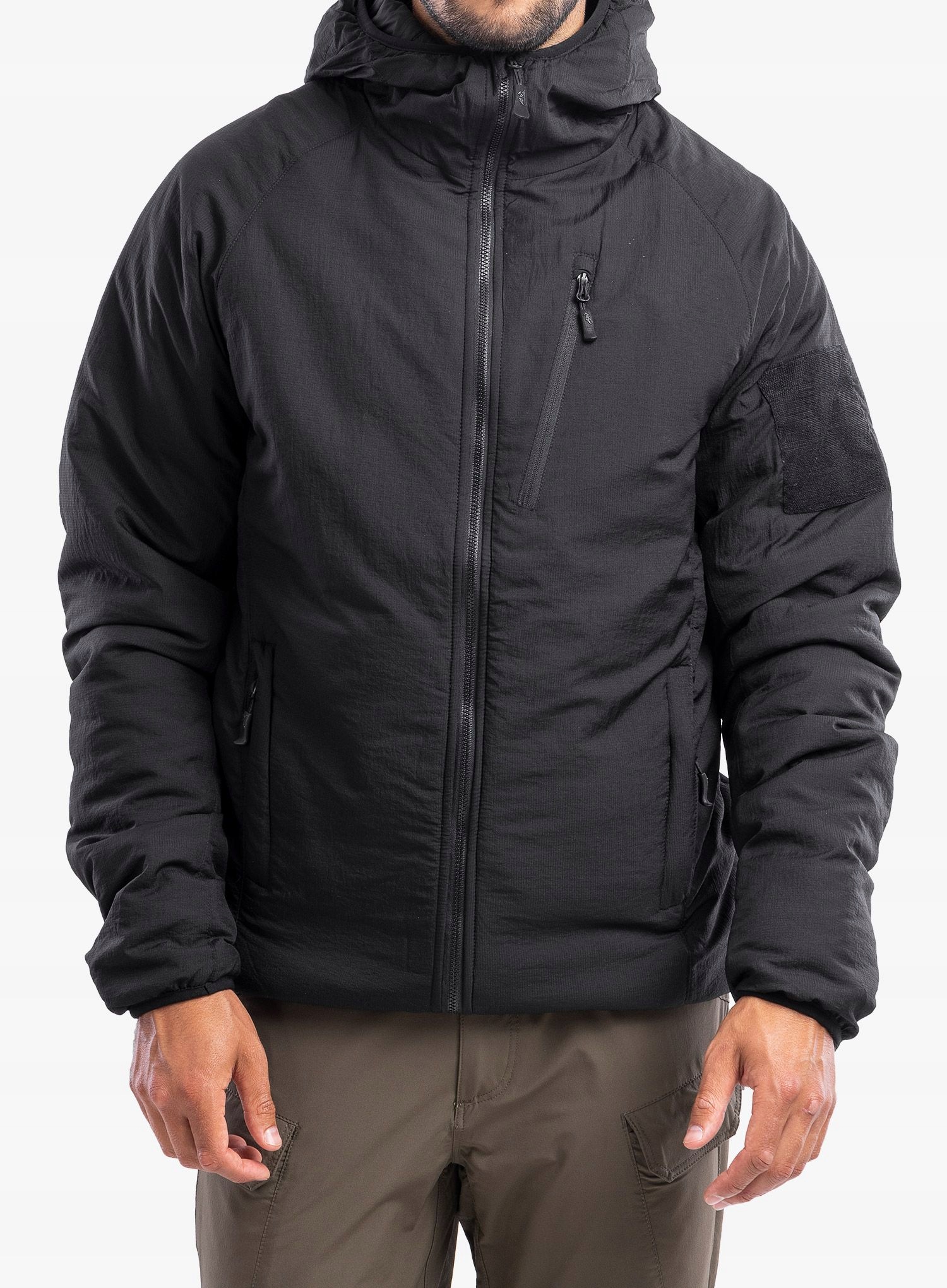 Bunda Helikon-Tex Wolfhound Hoodie Climashield Apex 67g černá XXL
