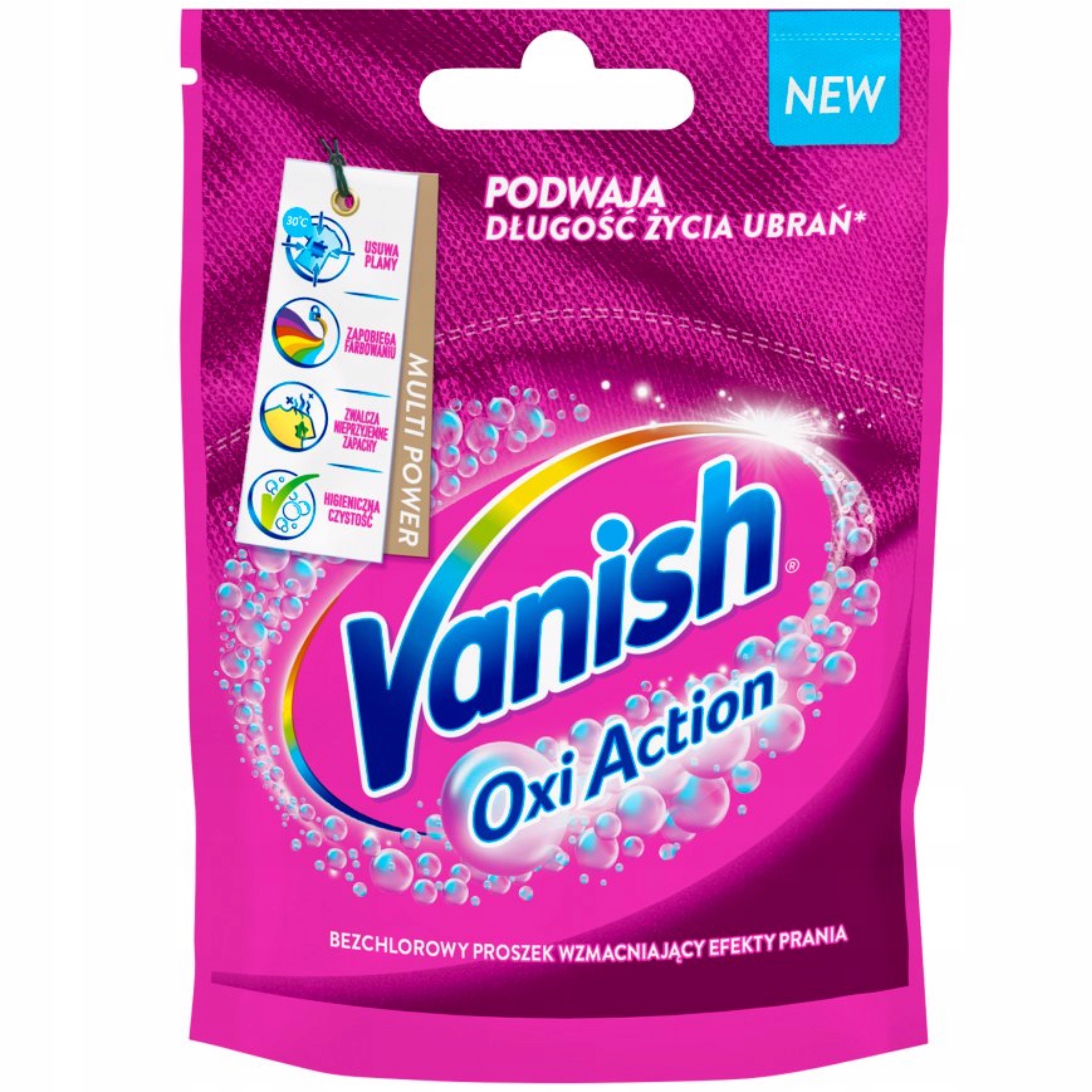 

Vanish Oxi Action Odplamiacz proszek do tkanin