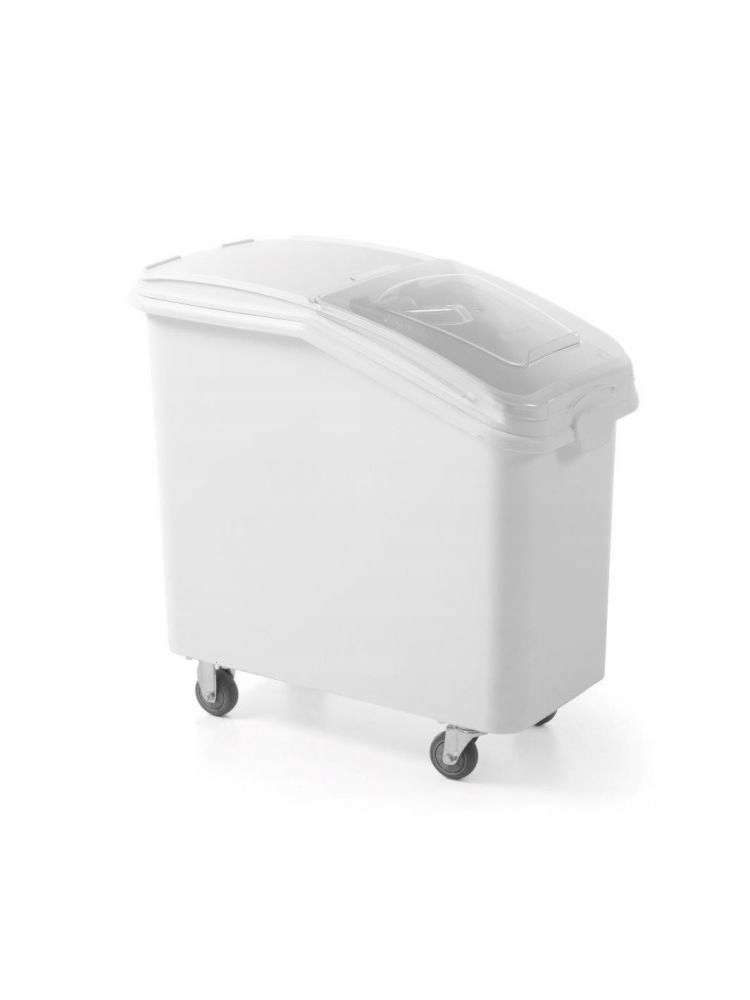 Vozík na sypké zboží 98 l, bílý Amerbox, 877920