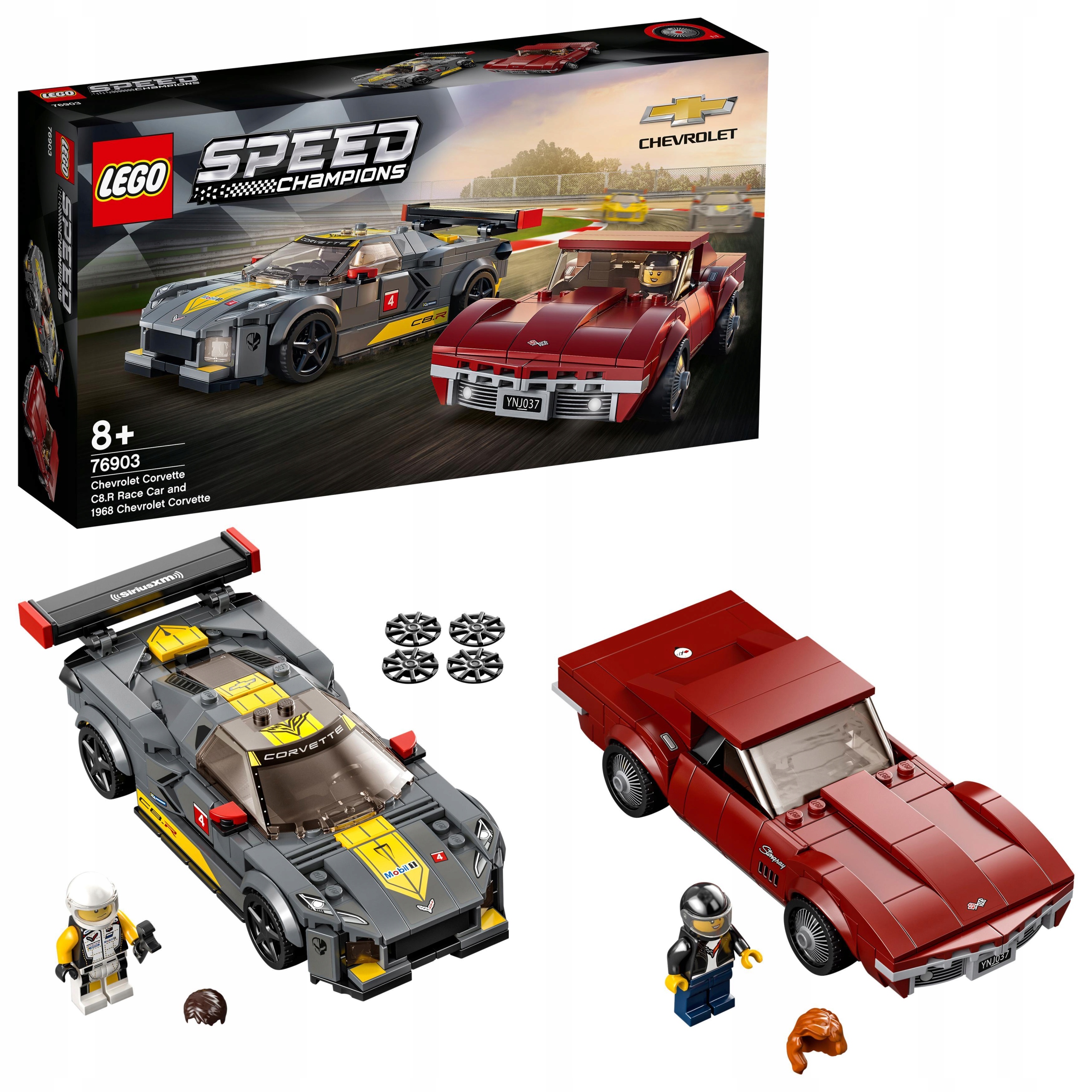 LEGO SPEED CHAMPIONS Chevrolet Corvette C8.R 76903 10699887529 - Allegro.pl