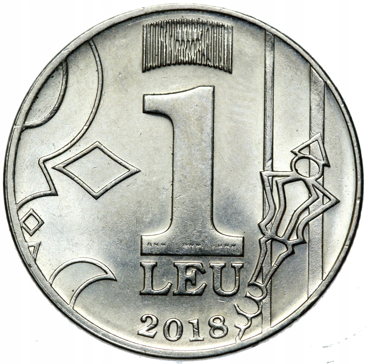 Молдова - 1 Леу 2018-государство !