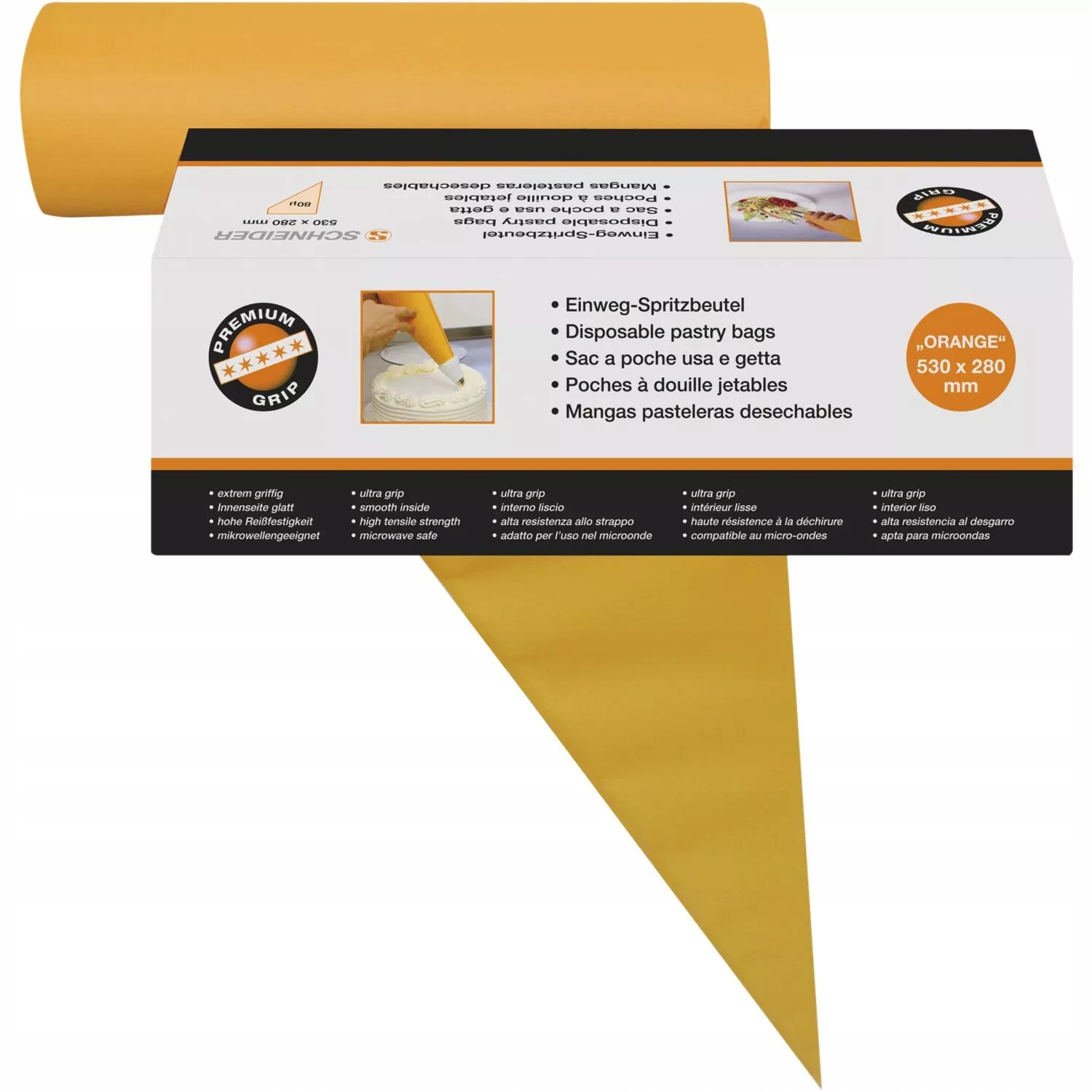 Levně Schneider Jednorázové cukrářské sáčky, 1000 kusů, délka 530 mm, šířka: 280