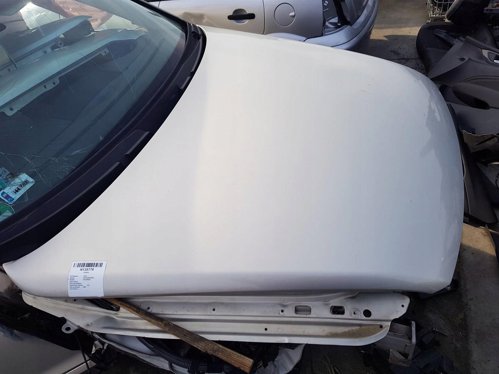 КАПОТ LR7R VOLKSWAGEN TOUAREG