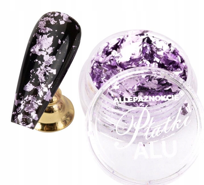 

slay lavender milk Płatki Alu chrome flakes