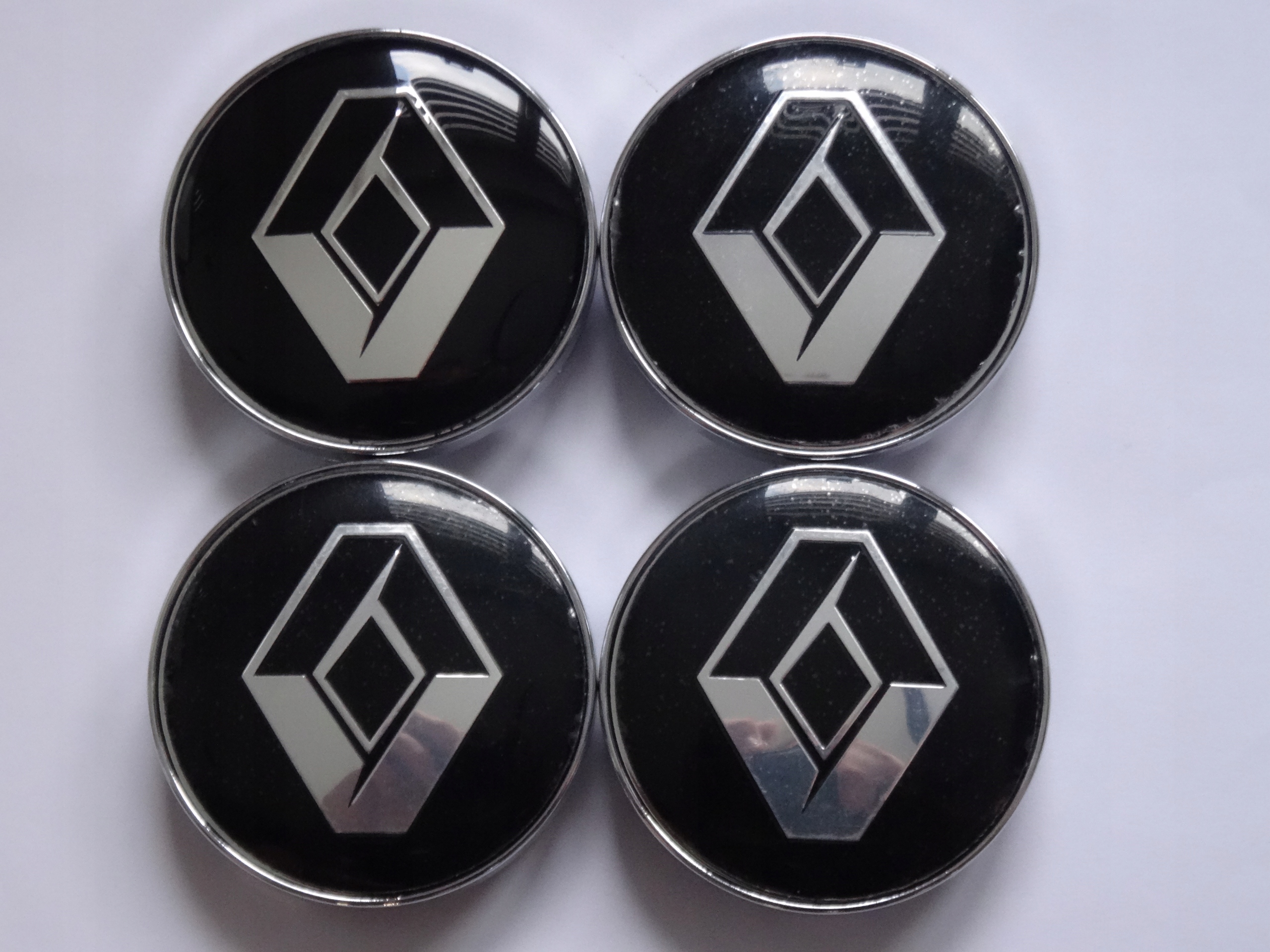 

4x Dekielki Dekle Emblematy felgi Renault 60 mm cz