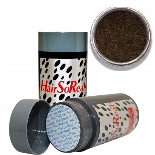 Hair So Real 28 g Hsr Zahušťování vlasů Vlákna Usa HairSoReal Středně hnědá