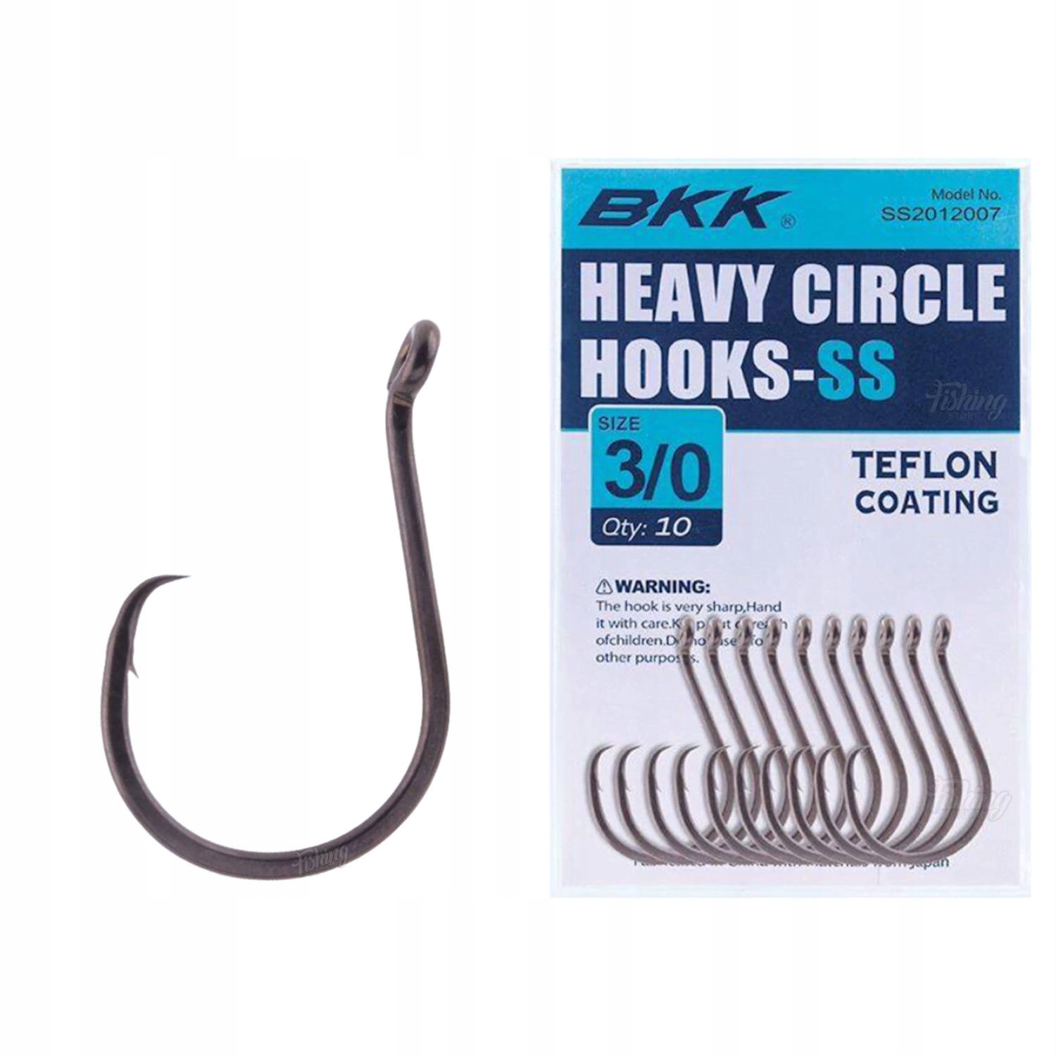 Haki sumowe Bkk Ss Heavy Circle roz 9/0, op. 4szt