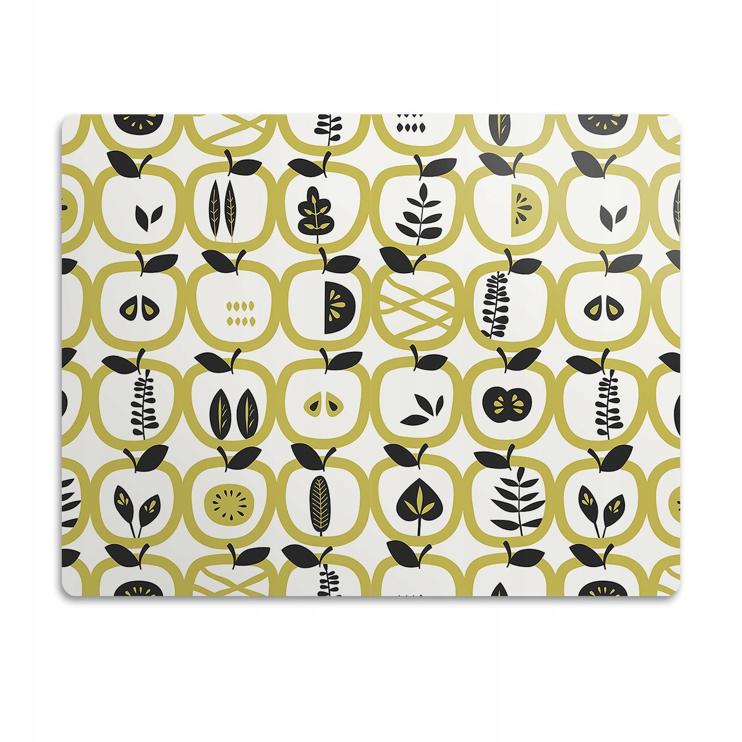 Levně Ochranná podložka pod misky pro psa Vzor jablka 60x40