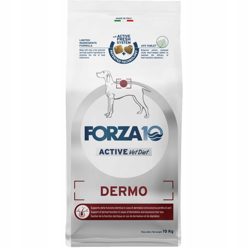 Forza10 Active Vet Diet Dermo Skóra i Sierść 10kg