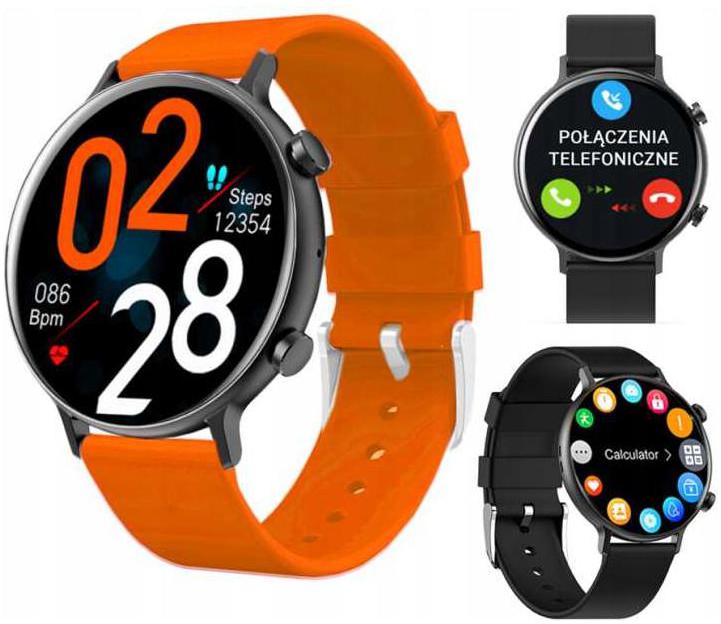 ZEGAREK SMARTWATCH RUBICON RNCE98 CZARNY ROZMOWY