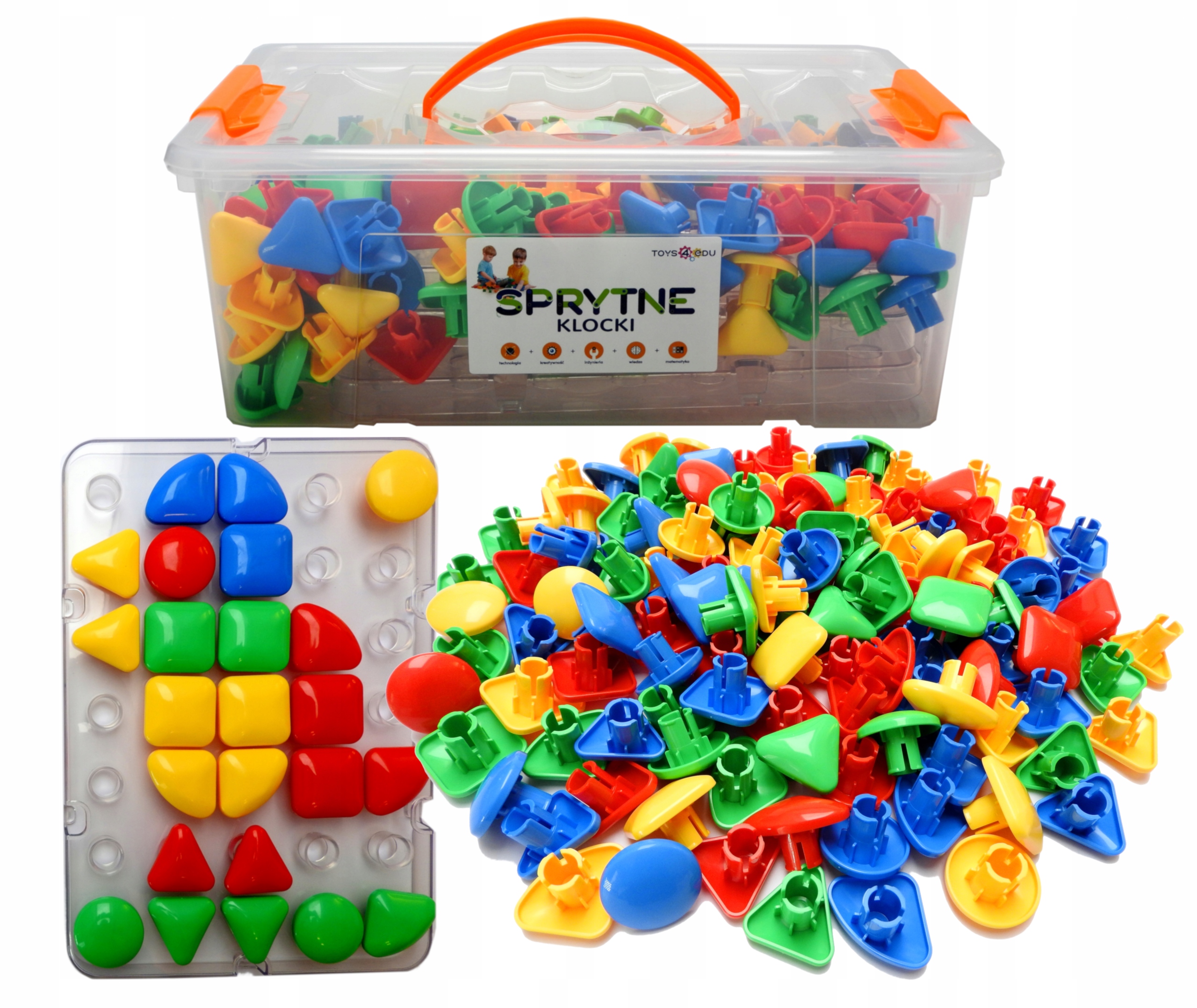 

Sprytne Klocki Wpinanka Mozaika 132 Elementy