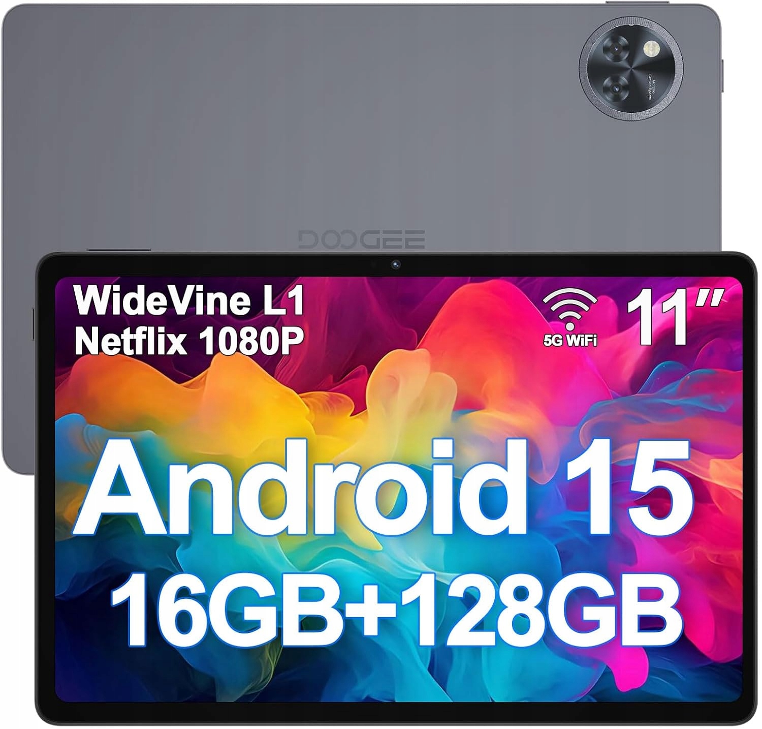 Doogee U11 Android 15 Tablet 11" Ips 16GB 128GB 2TB 8580mAh 5G Wifi Otg 90HZ