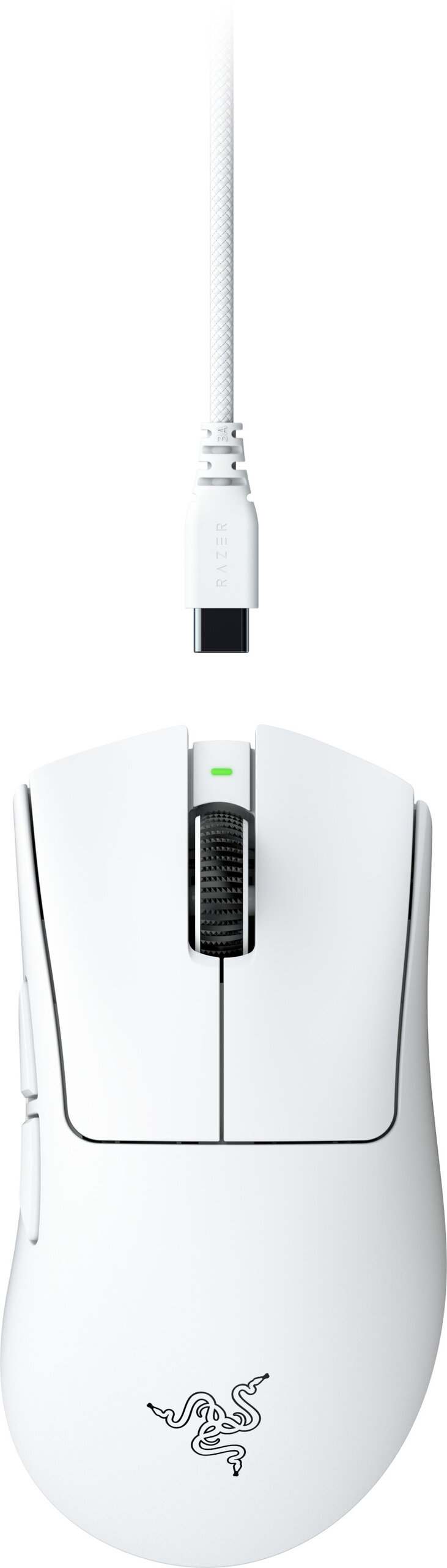 Razer Mysz Gamingowa DeathAdder V4 Pro, Bia?a — 8