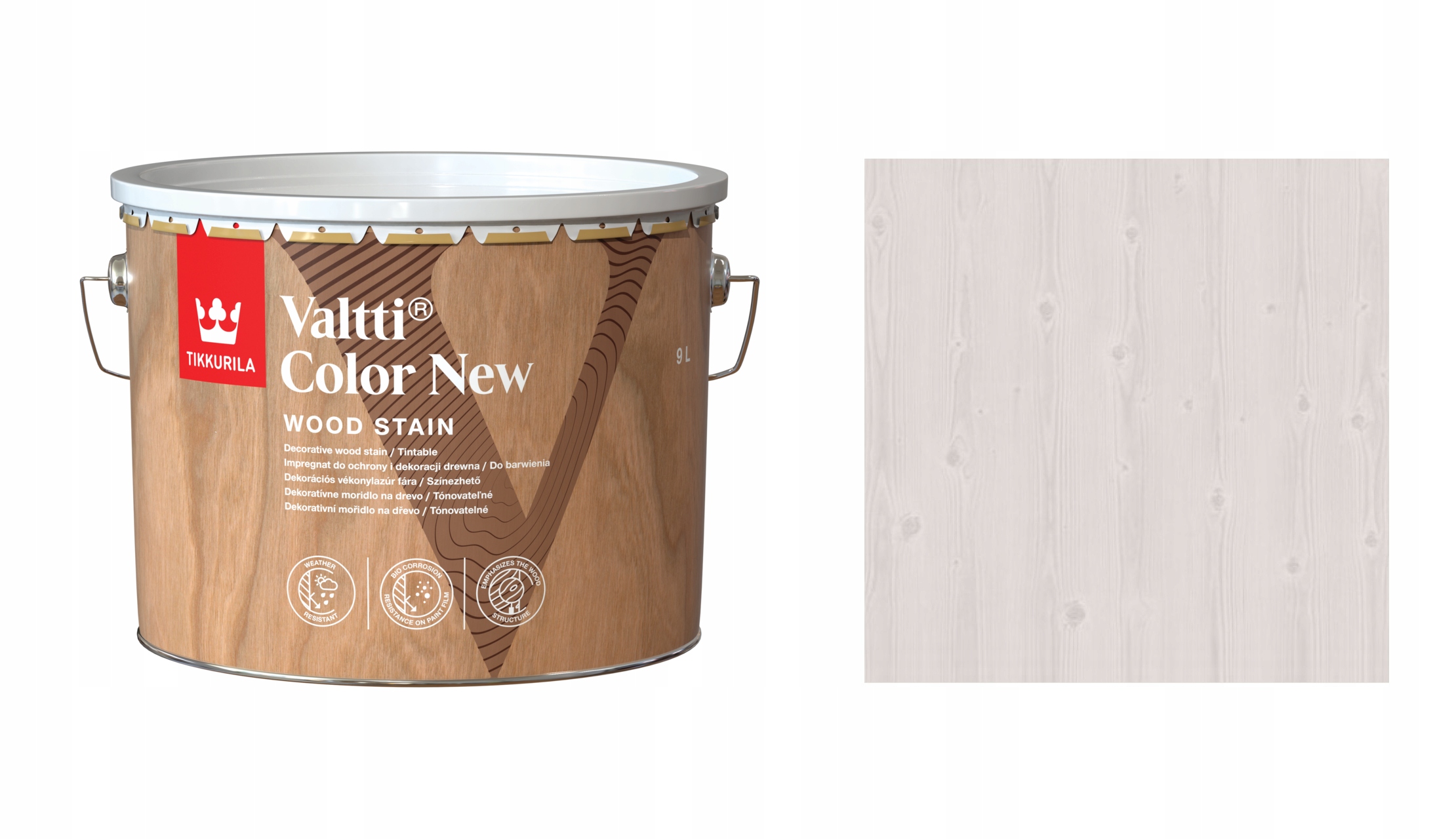 Tikkurila Valtti Color New 9L 5060 Lumi Impregnat Ochronny