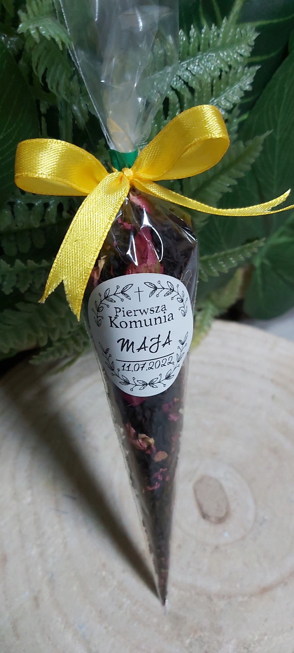 PODZIĘKOWANIE DLA GOŚCI herbata kawa KOMUNIA ŚW