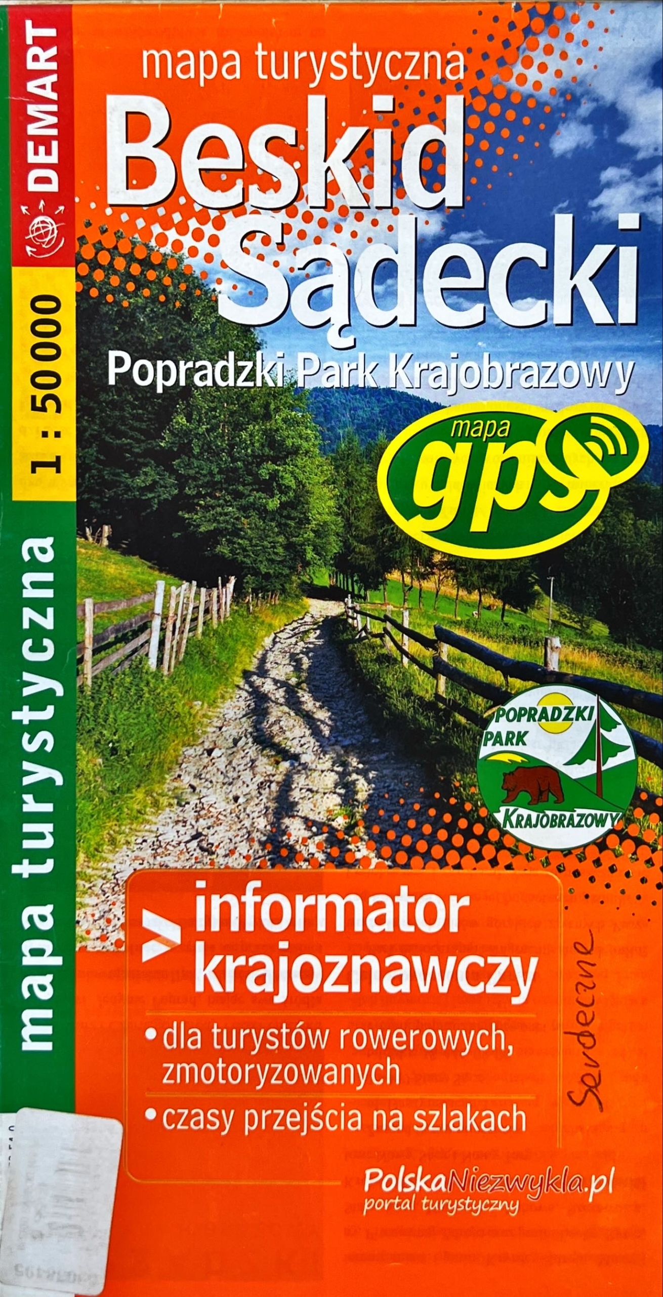 BESKID SĄDECKI MAPA TURYSTYCZNA