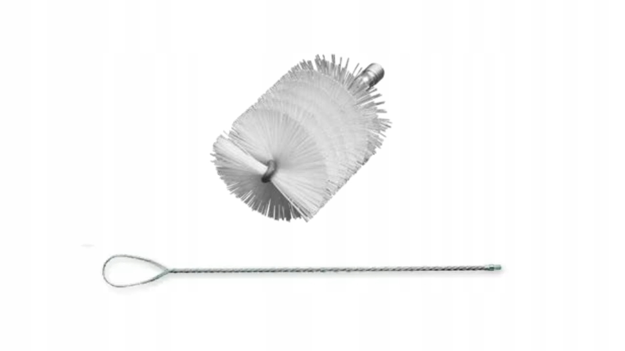 Щітка для труб 160x100 мм fi 75 мм нейлон