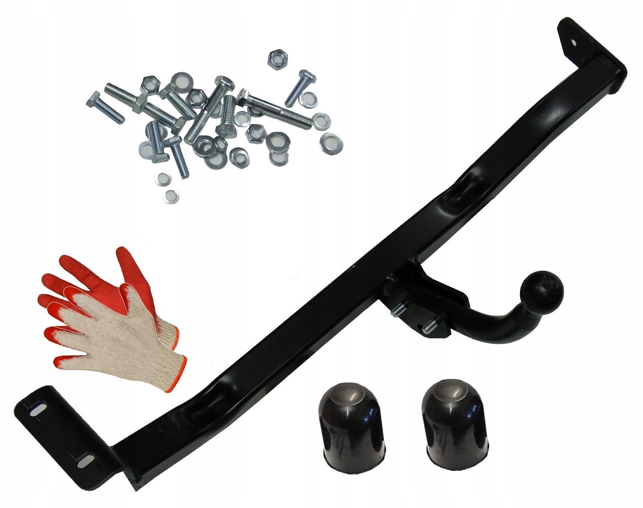 AUTO HAK HOLOWNICZY+KAPTURKI +RĘKAWICE do TOYOTA YARIS 1 I P1 1999do2005 Wiązka w zestawie Brak