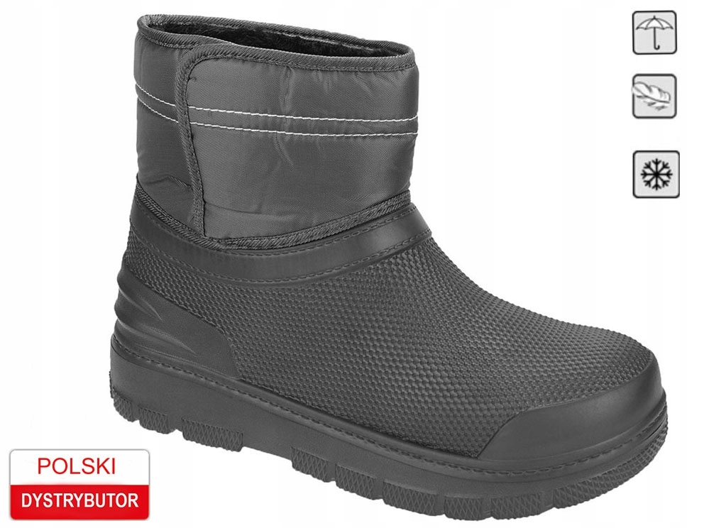 ŚNIEGOWCE DAMSKIE ZIMOWE KALOSZE KOZAKI LEKKIE EVA PIANKOWE OCIEPLANE