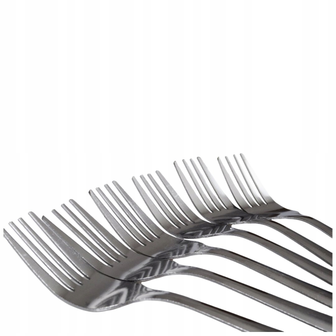 WIDELEC WIDELCE STOŁOWE SZTUĆCE KOMPLET 6SZT Wykończenie połysk