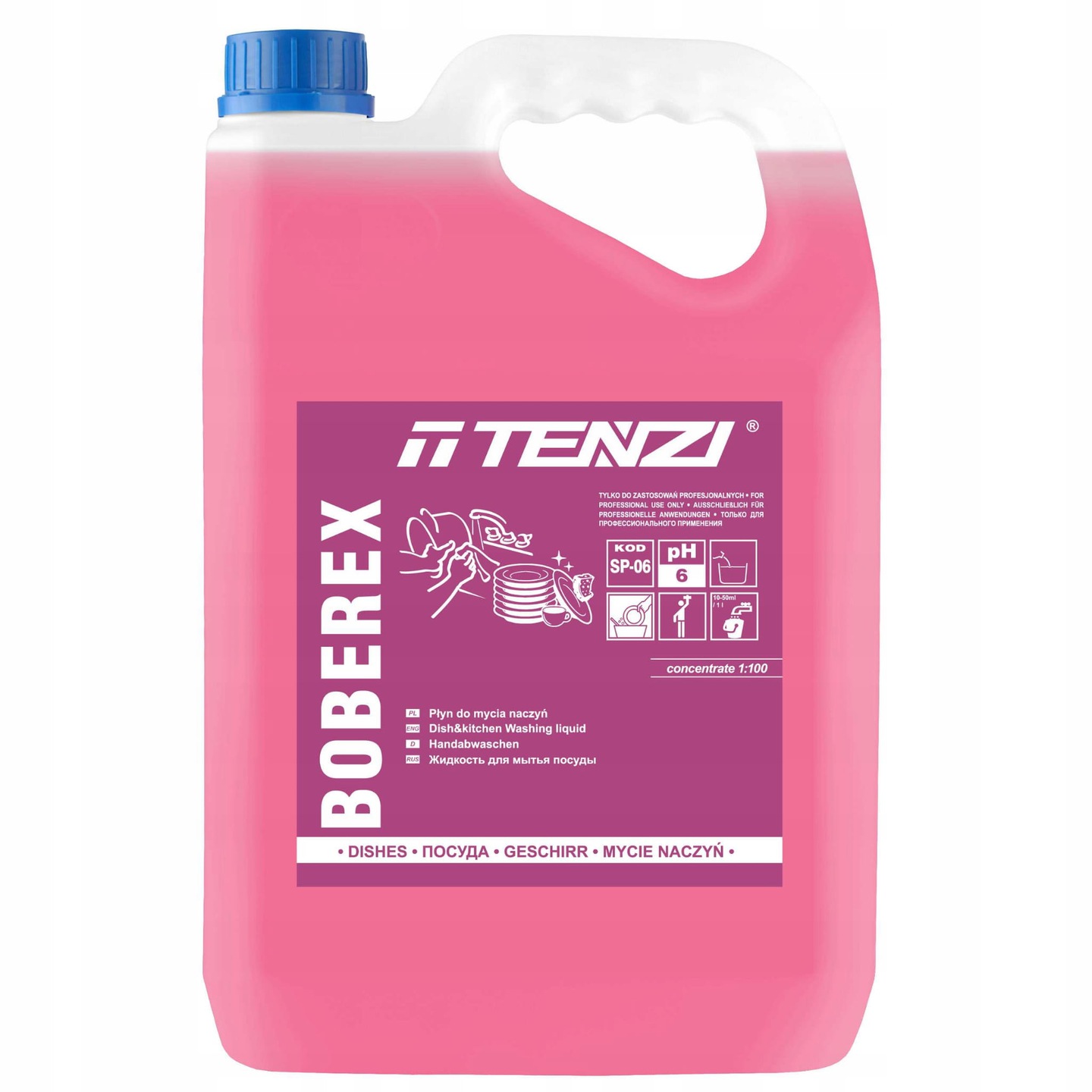 

Tenzi Boberex Wydajny Płyn Do Mycia Naczyń 5L