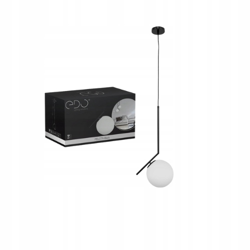 

Lampa Sufitowa Wisząca Glamour Kula Black E27