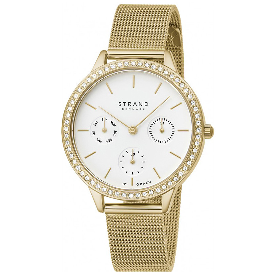 Dámské hodinky Strand S704LMGIMG zlaté
