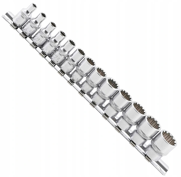 

Nasadki Spline 12 Kąt Zestaw Nasadek 1/4 4-14 13EL