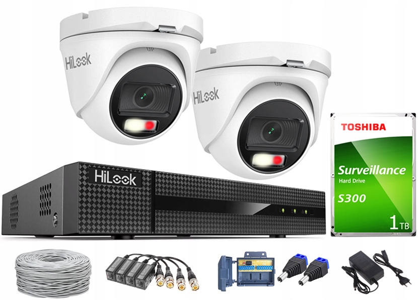 5Mpx monitorovací sada Ahd Tvi Smart Light Led+ir HiLook