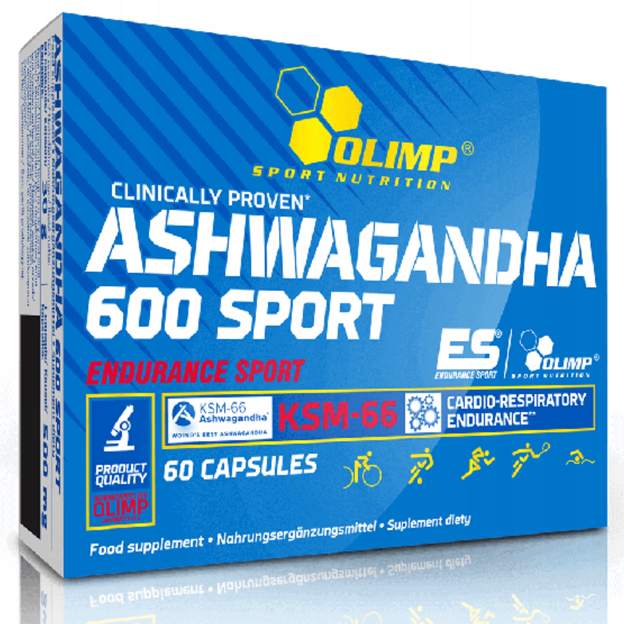 OLIMP ASHWAGANDHA 600 SPORT KORZEŃ BIO STRES 60cap — 5