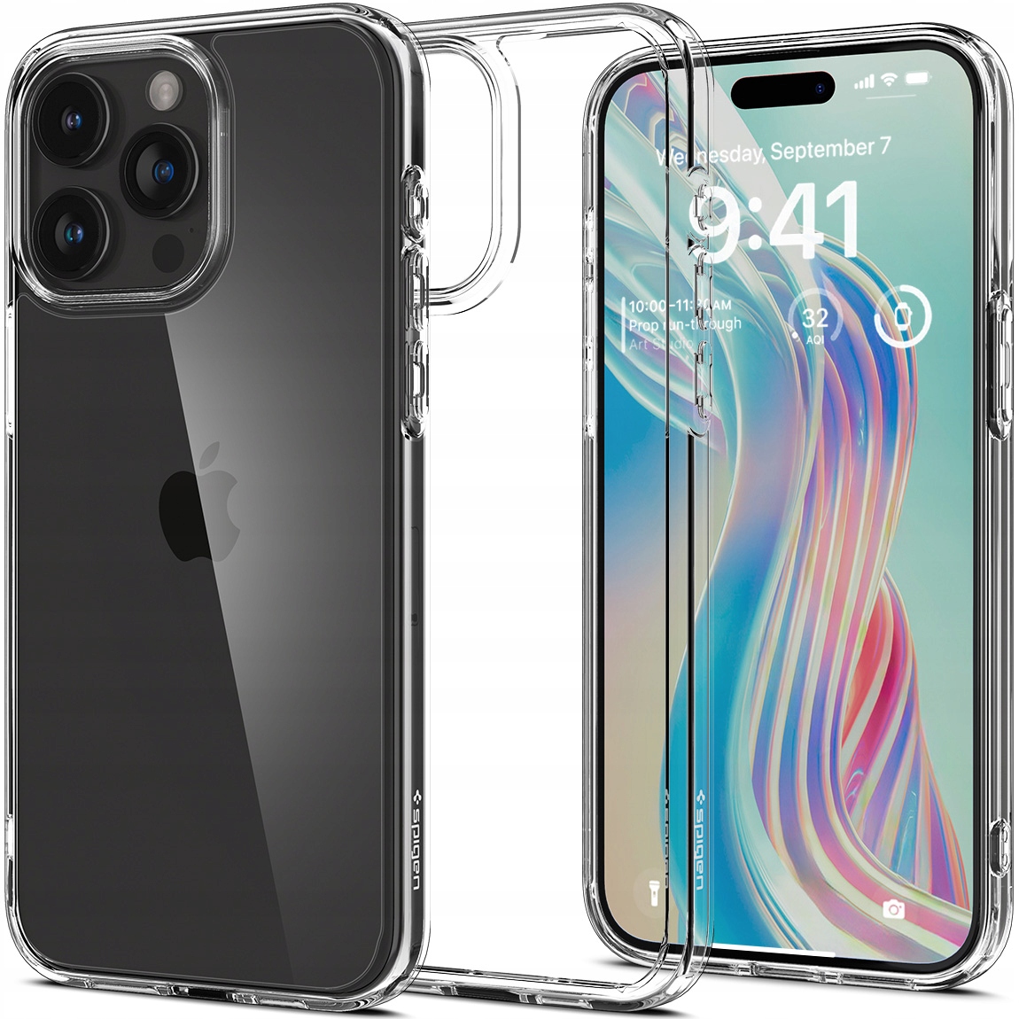 Etui do iPhone 15 Pro Max, Spigen Crystal Hybrid