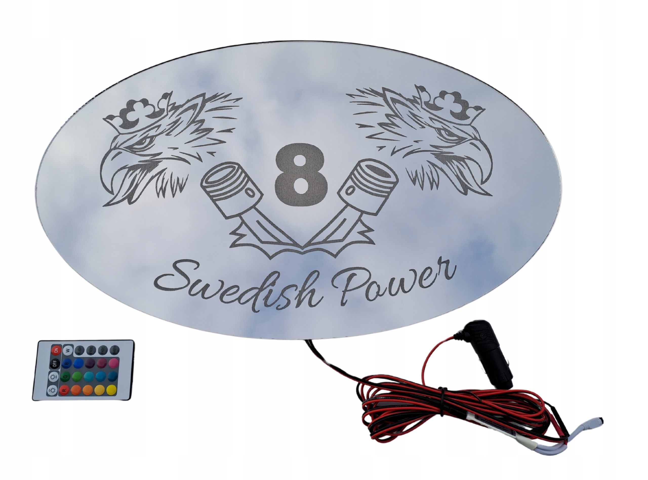 Rgb Led zrkadlo Určené Pre: Scania Tir Lkw 12V