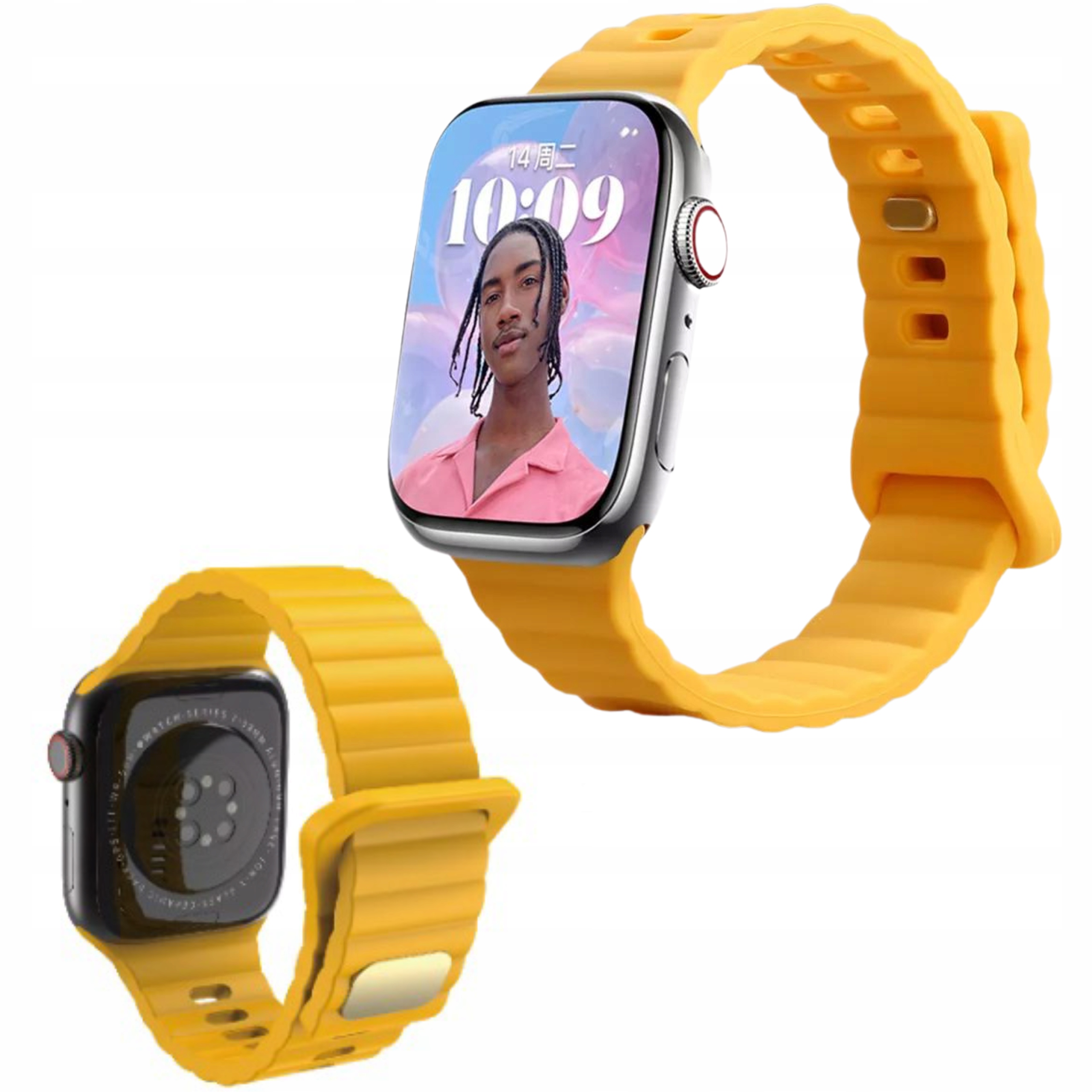 PASEK DO APPLE WATCH ( SE 9 8 7 6 5 4 3 2 1) 49 / 45 / 44 / 42 mm SILIKON