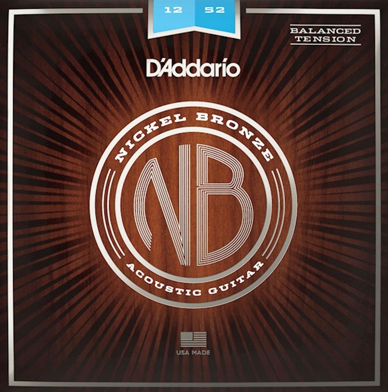 Struny D'addario Nickel Bronze NB1252BT (12-52)