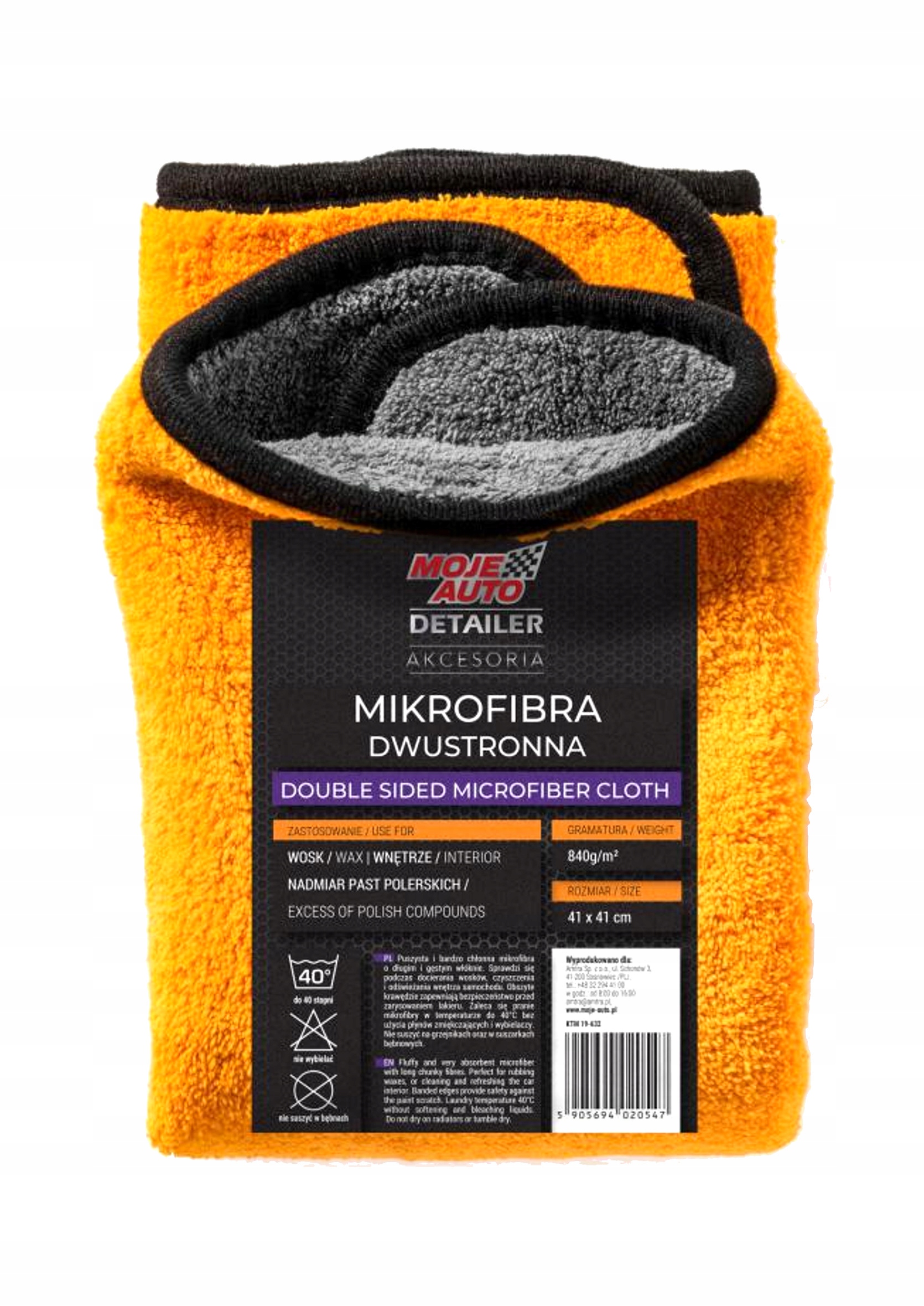 

Ma Detailer Mikrofibra Dwustronna 41x41cm 840g